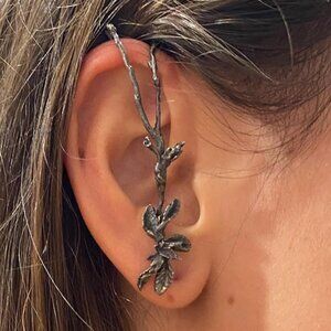 Judi Powers Jewelry Oxidized Sterling Silver Ear Cuff